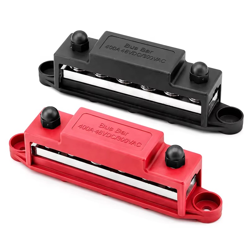 Screw Terminal Block - 400A Automotive veercontactblok, nikkelen koperen busbar,