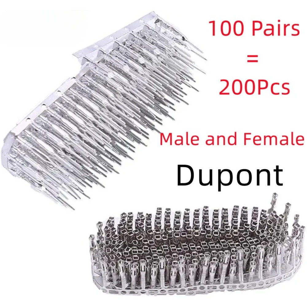 Jumper Wire Kit - 100 Paar Dupont Connector 2.54Mm Jumper