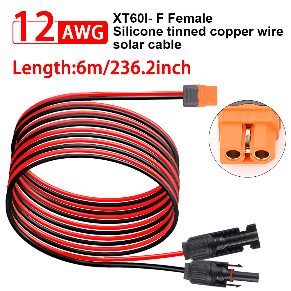 Ipex Connector - 1/2/3/6M XT60 12AWG XT60i-F Vrouwelijke Connector