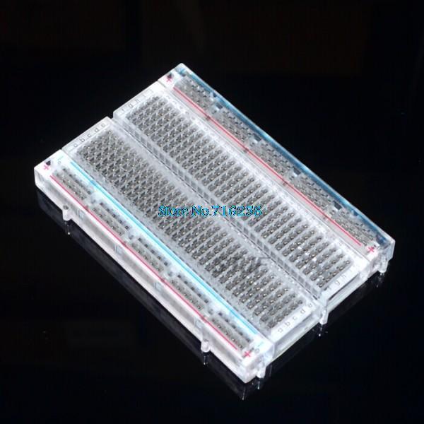 Breadboard 400 Point - Crystal! 400 tie-point soldeerloze broodplank mini