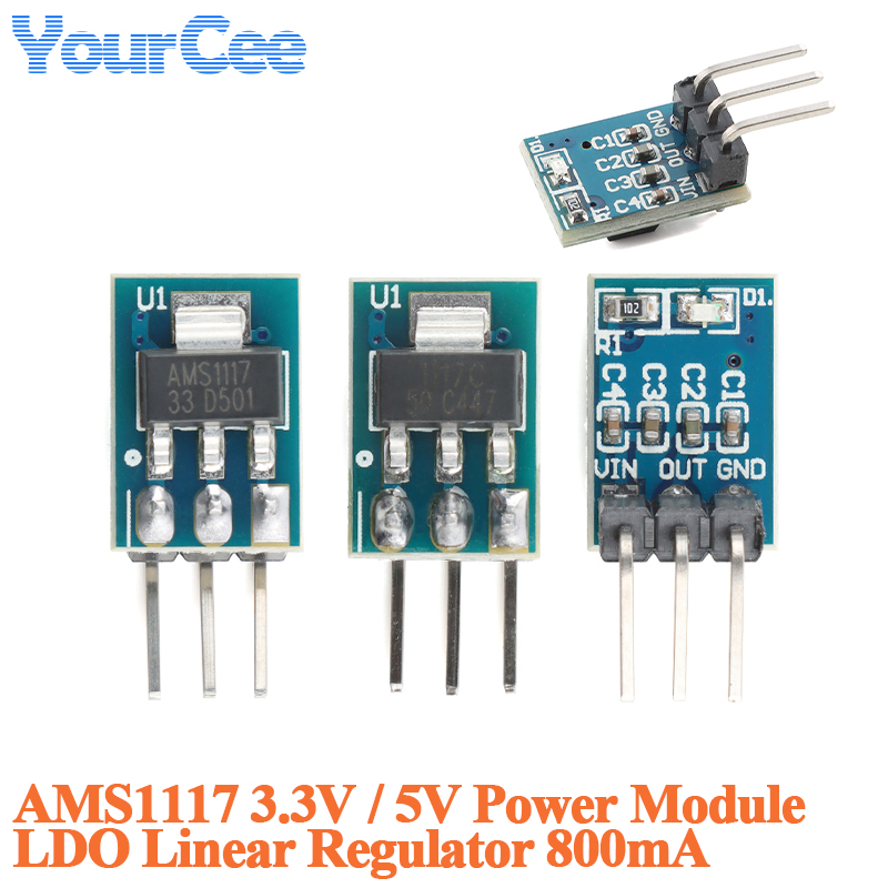 Ams1117 Module - 20 pcs/1 pc AMS1117 3.3 V