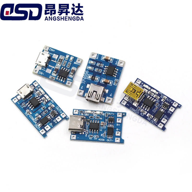 Tp4056 Module - 5 stks TP4056 oplaadmodule 18650 1A