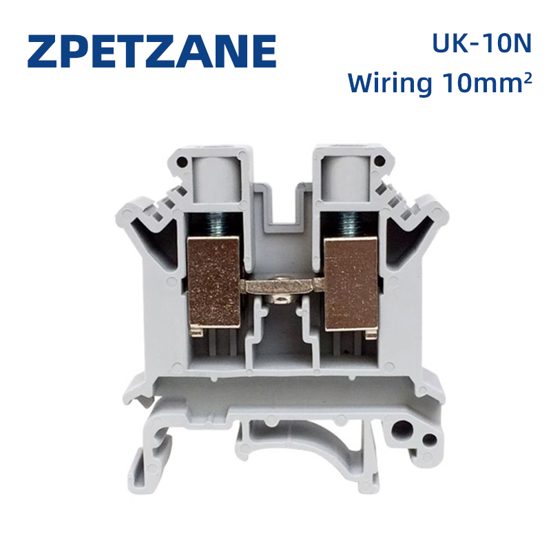 Screw Terminal Block - 10 Stuks UK-10N Universele Klemmenblok 10mm2