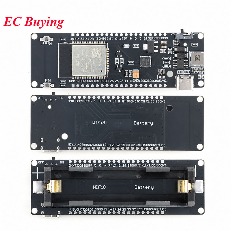 Esp32 Battery Holder Lipo - ESP32 Module-ontwikkelbord met WiFi Ble Bluetooth-compatibele