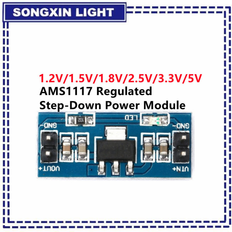 Ams1117 Module - 1 Stuks Ams1117 1.2V 1.5V 1.8V