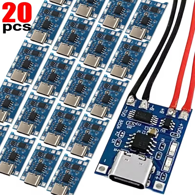 Tp4056 Module - 1-20 Stuks Type-C/Micro/Mini USB 5V 1A