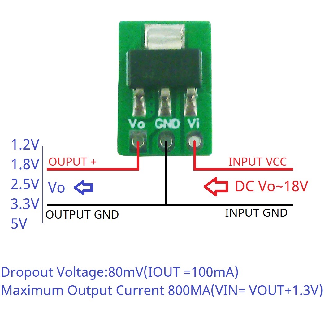 Esp32 Step Down Buck - Step-Down Buck LDO Module voor Arduino