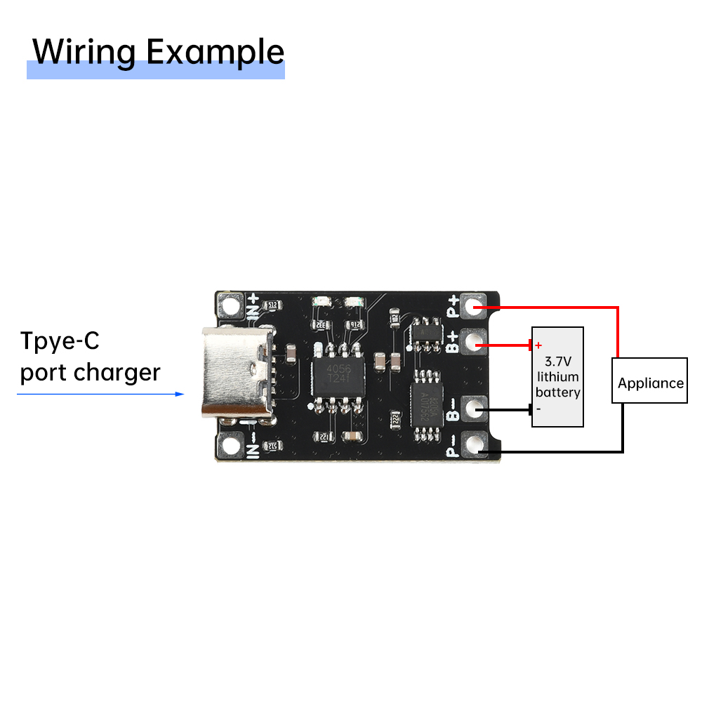 5 stuks Type C DC 4-8V TP4056  - Tp4056 Module recensie en prijs