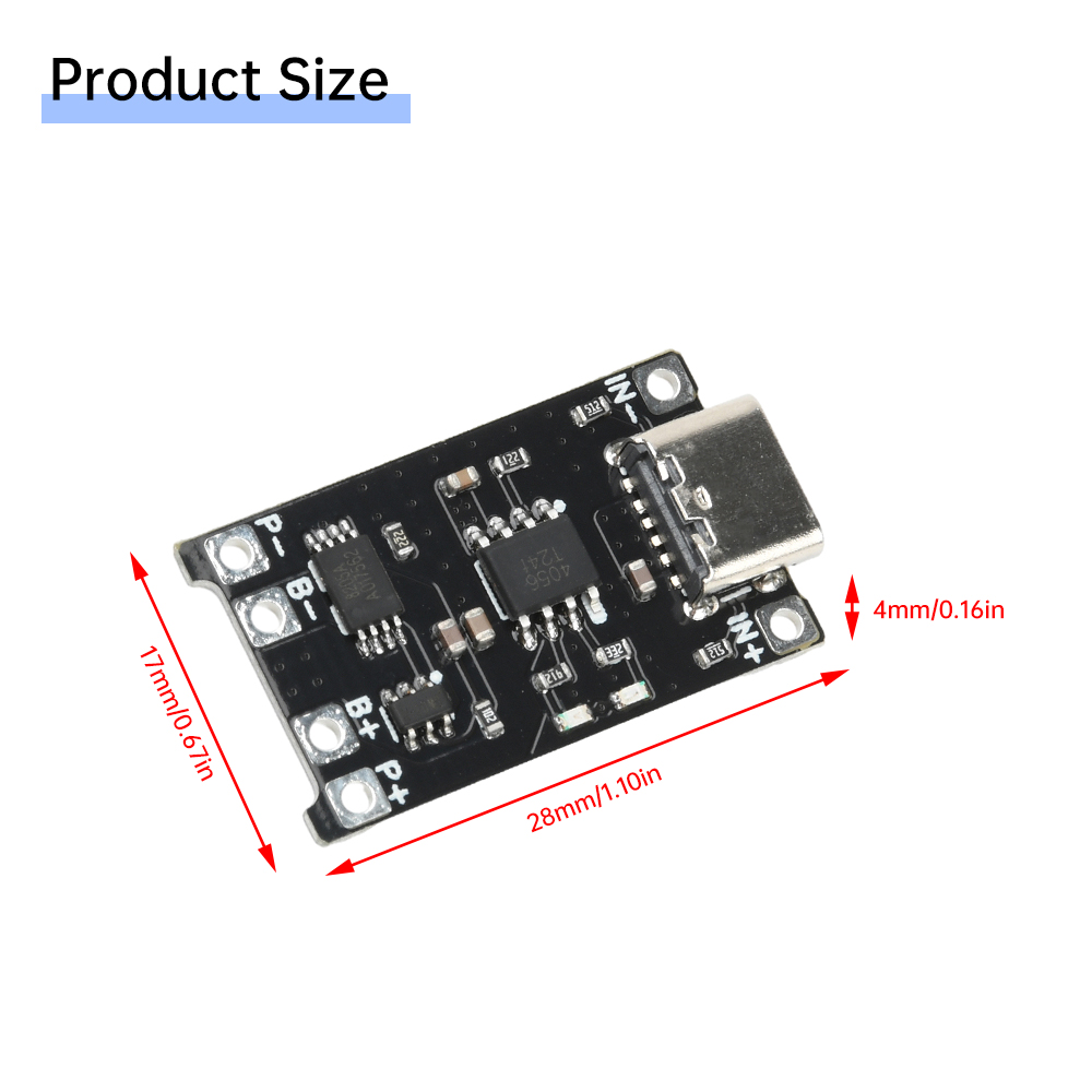 5 stuks Type C DC 4-8V TP4056  - Tp4056 Module recensie en prijs