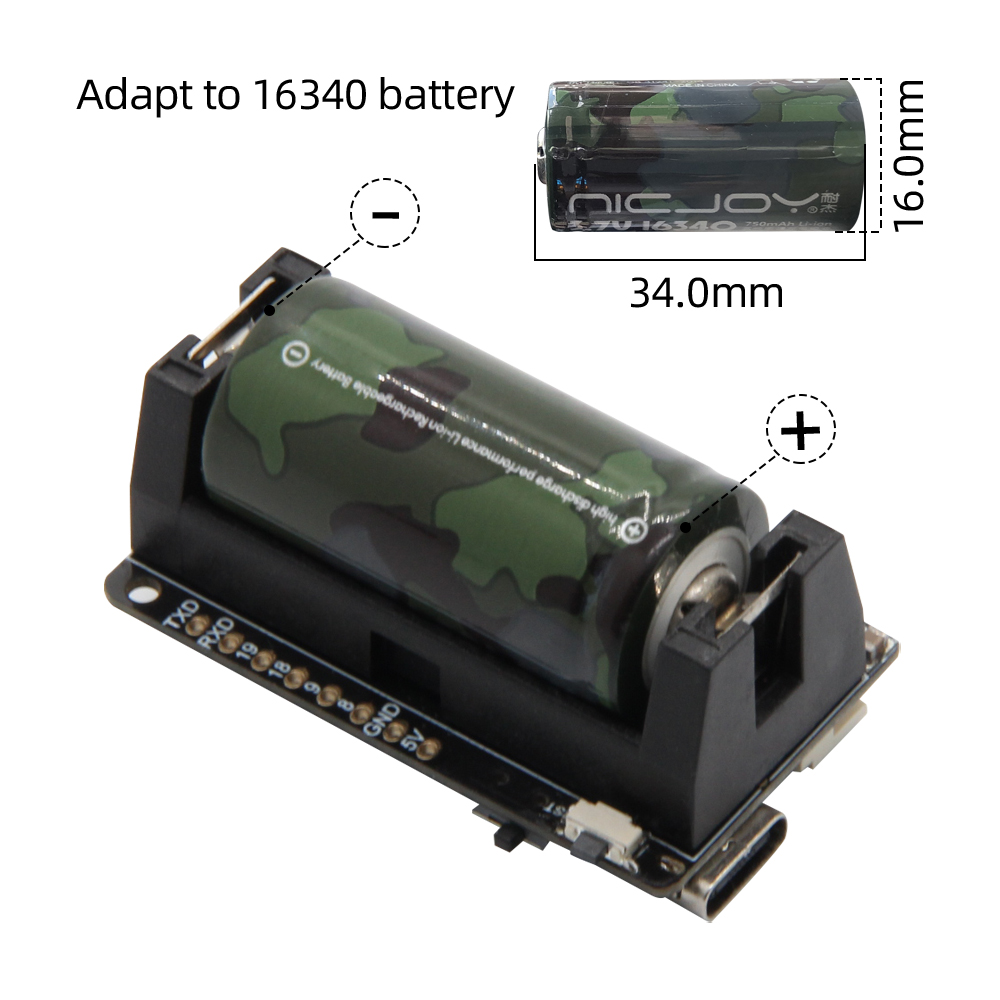 LILYGO® TTGO T-OI Plus ESP32-C - Esp32 Battery Holder Lipo recensie en prijs
