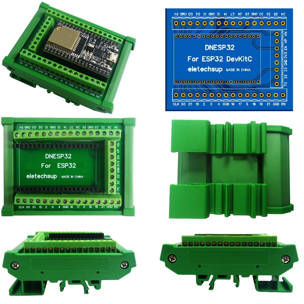 ESP32 DIN-railmontage schroefk - Screw Terminal Block recensie en prijs
