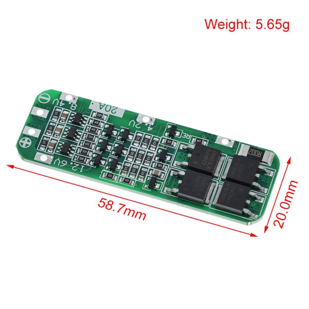 3S 20a Li-Ion Lithium Batterij - Li Ion Charger Module recensie en prijs