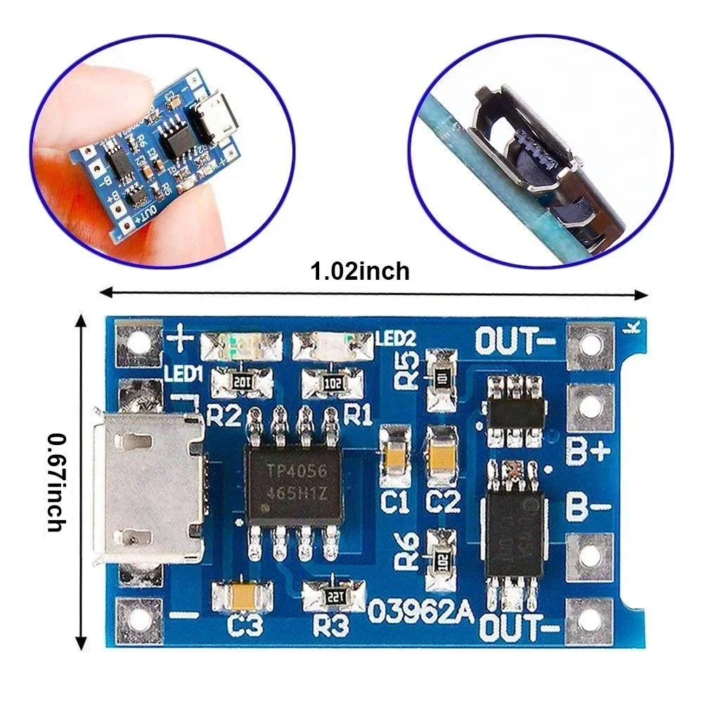 1-20 stuks Type-C/Micro/Mini U - Tp4056 Module recensie en prijs
