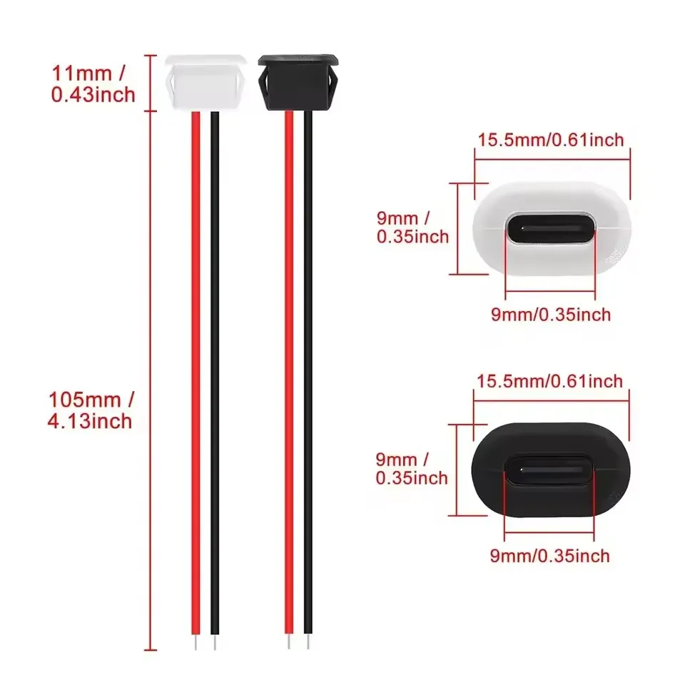 Type C vrouwelijke connector,  - Usb C Cable recensie en prijs