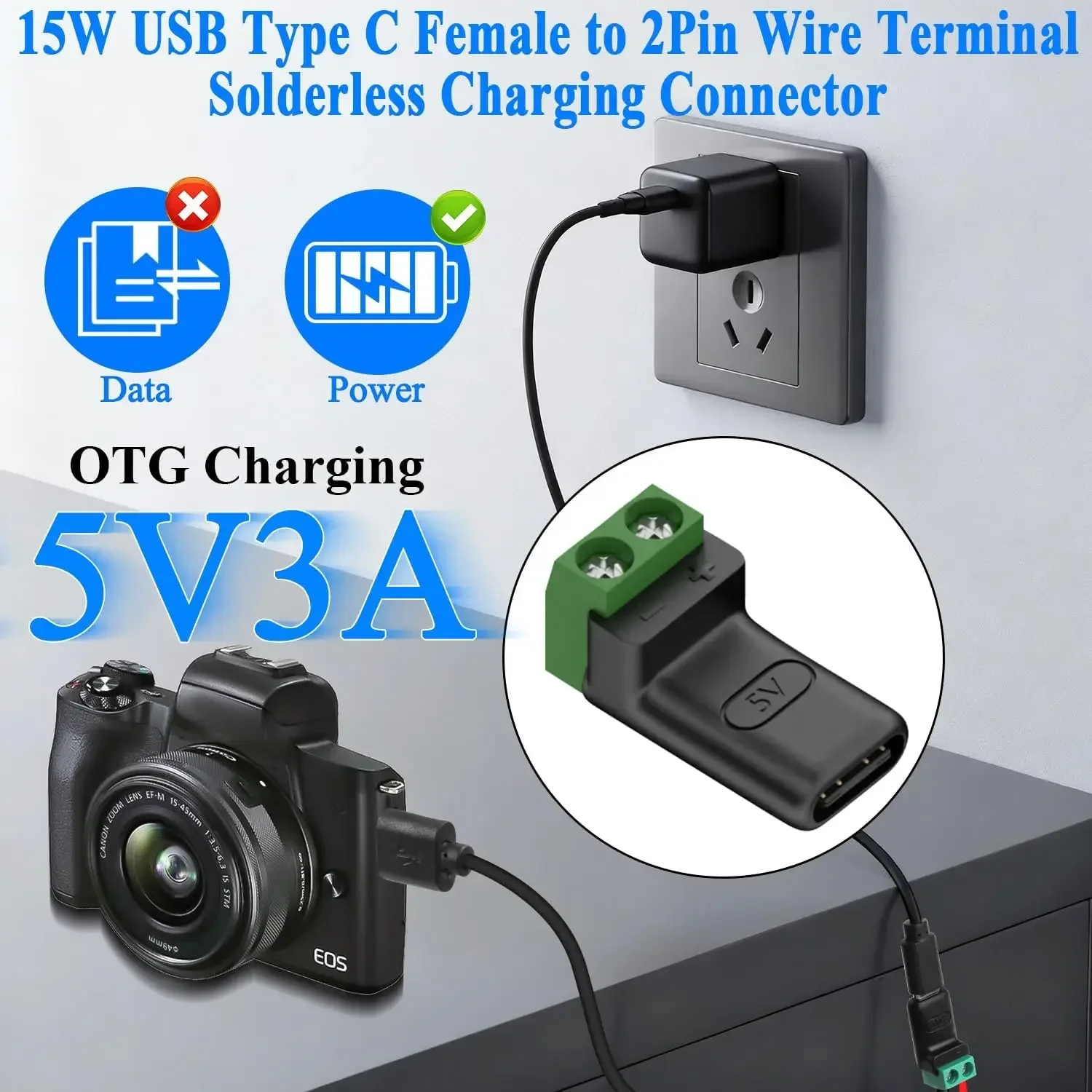1-4 stuks soldeerloze USB C na - Screw Terminal Block recensie en prijs