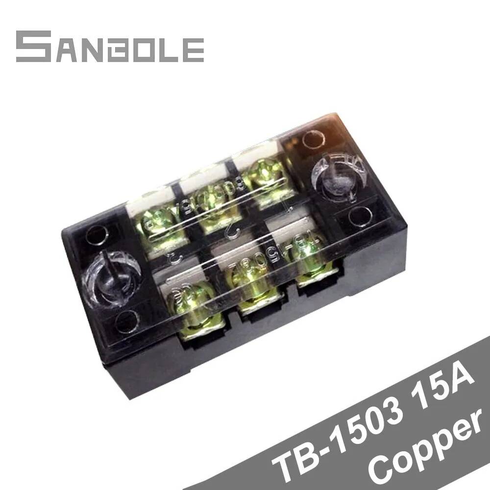 10 stks Dual Row Koper TB-1503 - Screw Terminal Block recensie en prijs